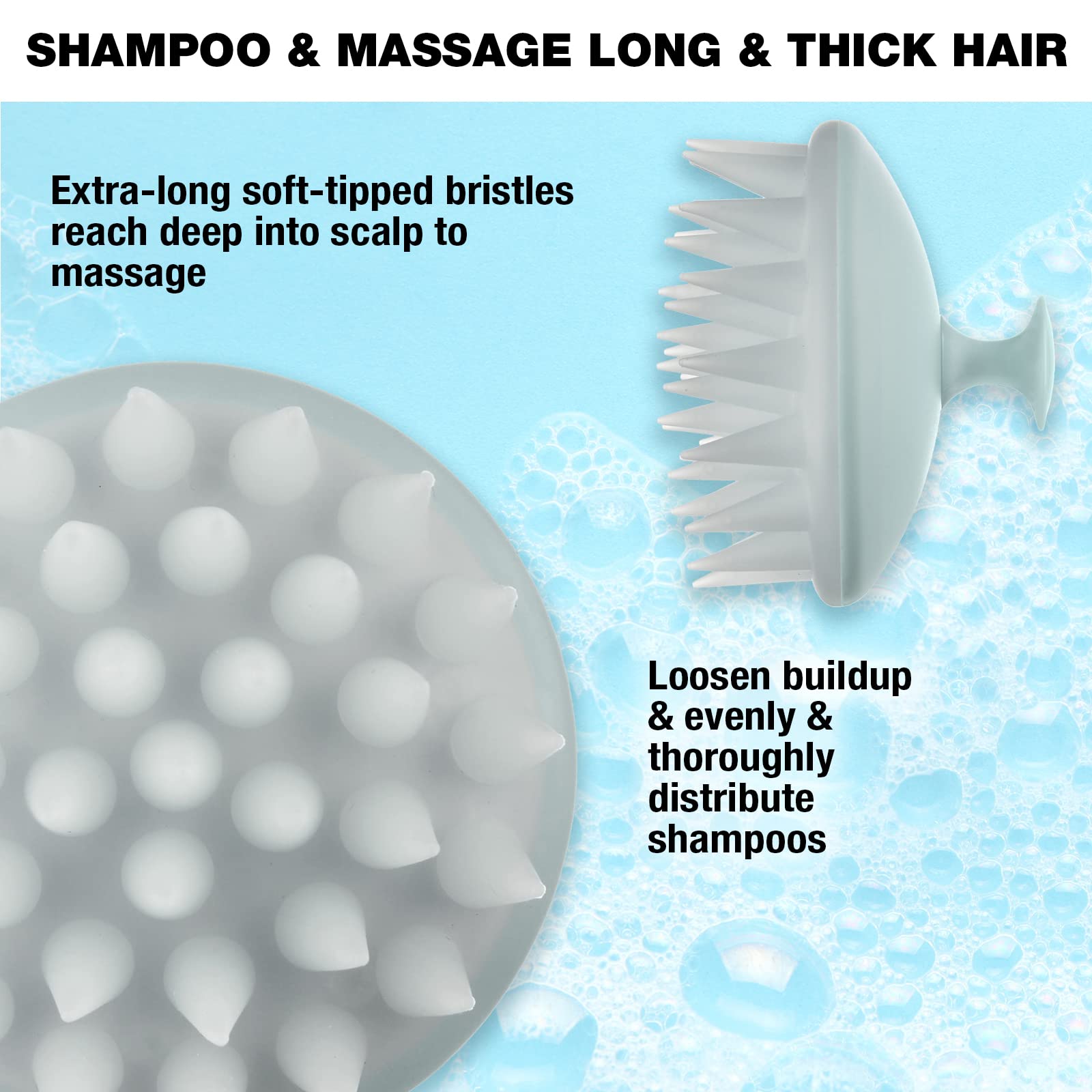 Conair Scalp Massage Brush for Long & Thick Hair